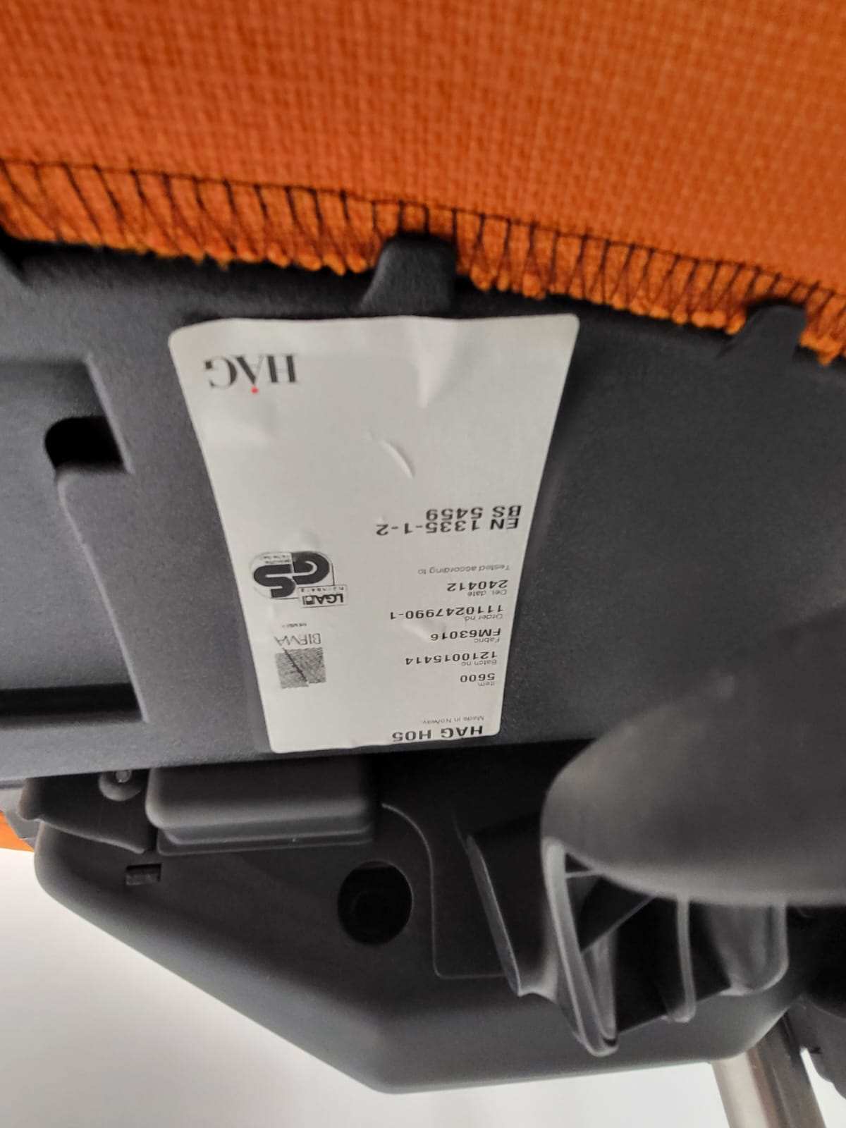 HÅG H05 – Ergonomisk kontorstol med SwingBack® armlener | Ergo Quality